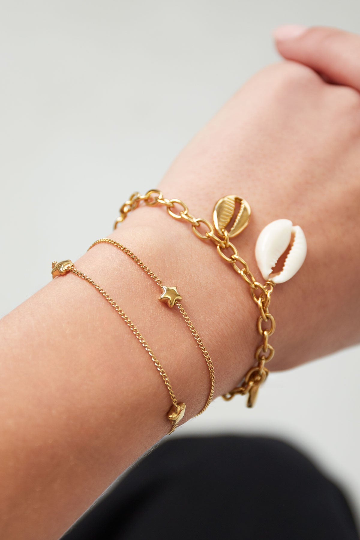 sternennacht-armband - goldfarben