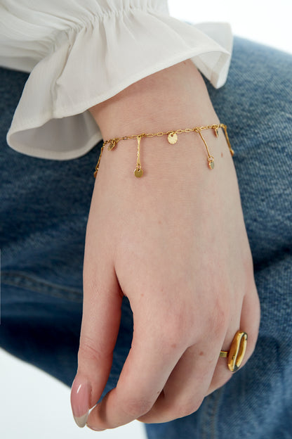 Armband All Day Coin - Goldfarben