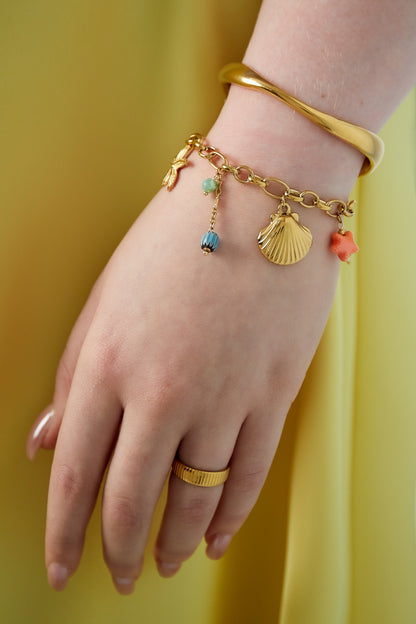 Armband Party am Meer - Goldfarben