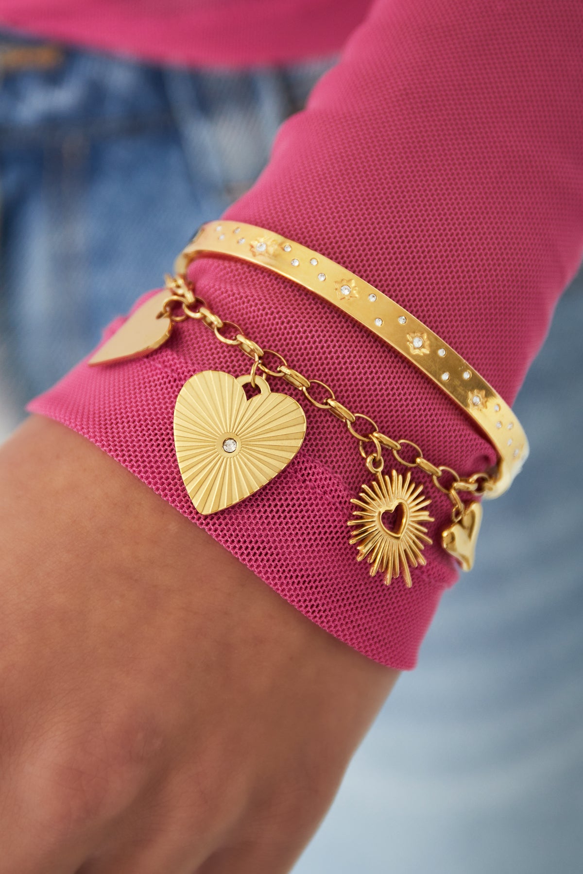 loving links armband - goldfarben