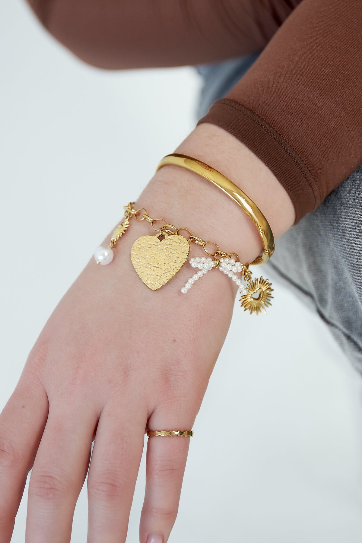 sommerstimmung armband - goldfarben