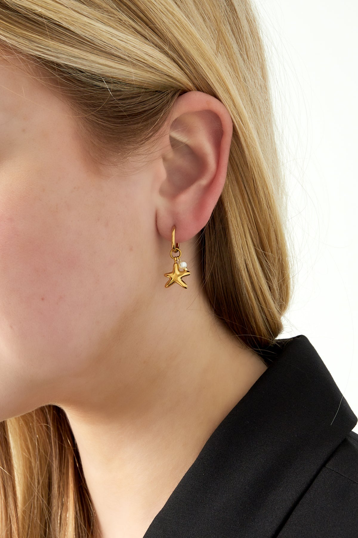 Damen Ohrringe Meeresstern | Edelstahl | Gold & Silber