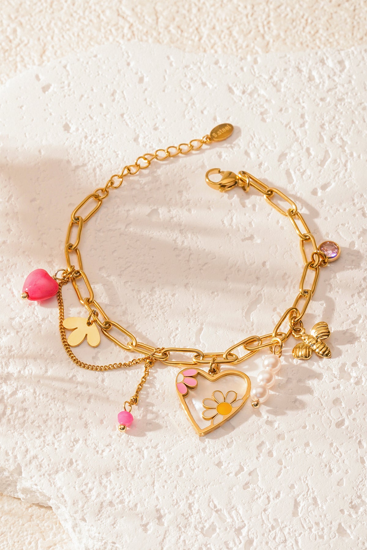 Blossom Dreams Armband - Goldfarben