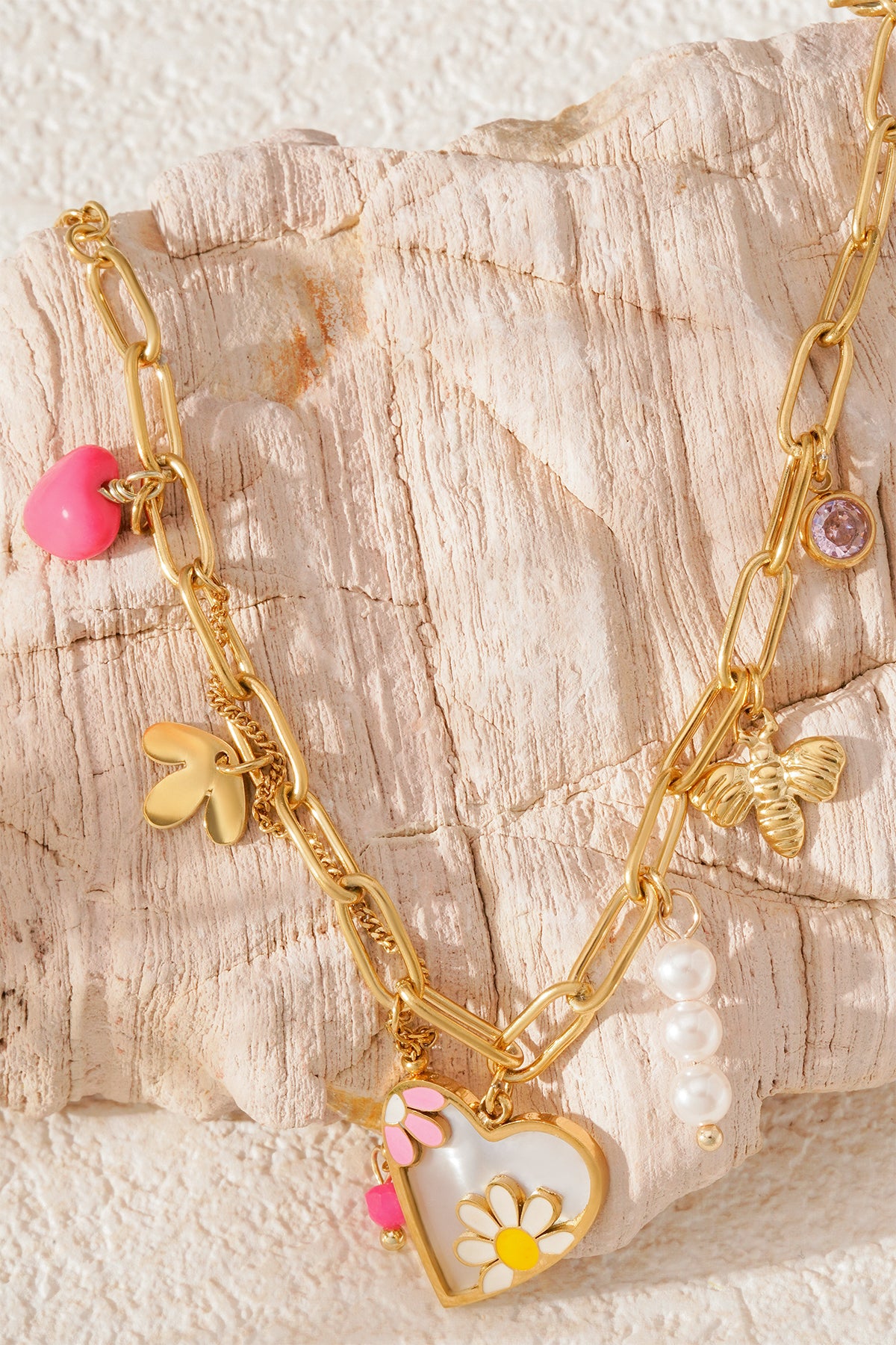 Blossom Dreams Armband - Goldfarben