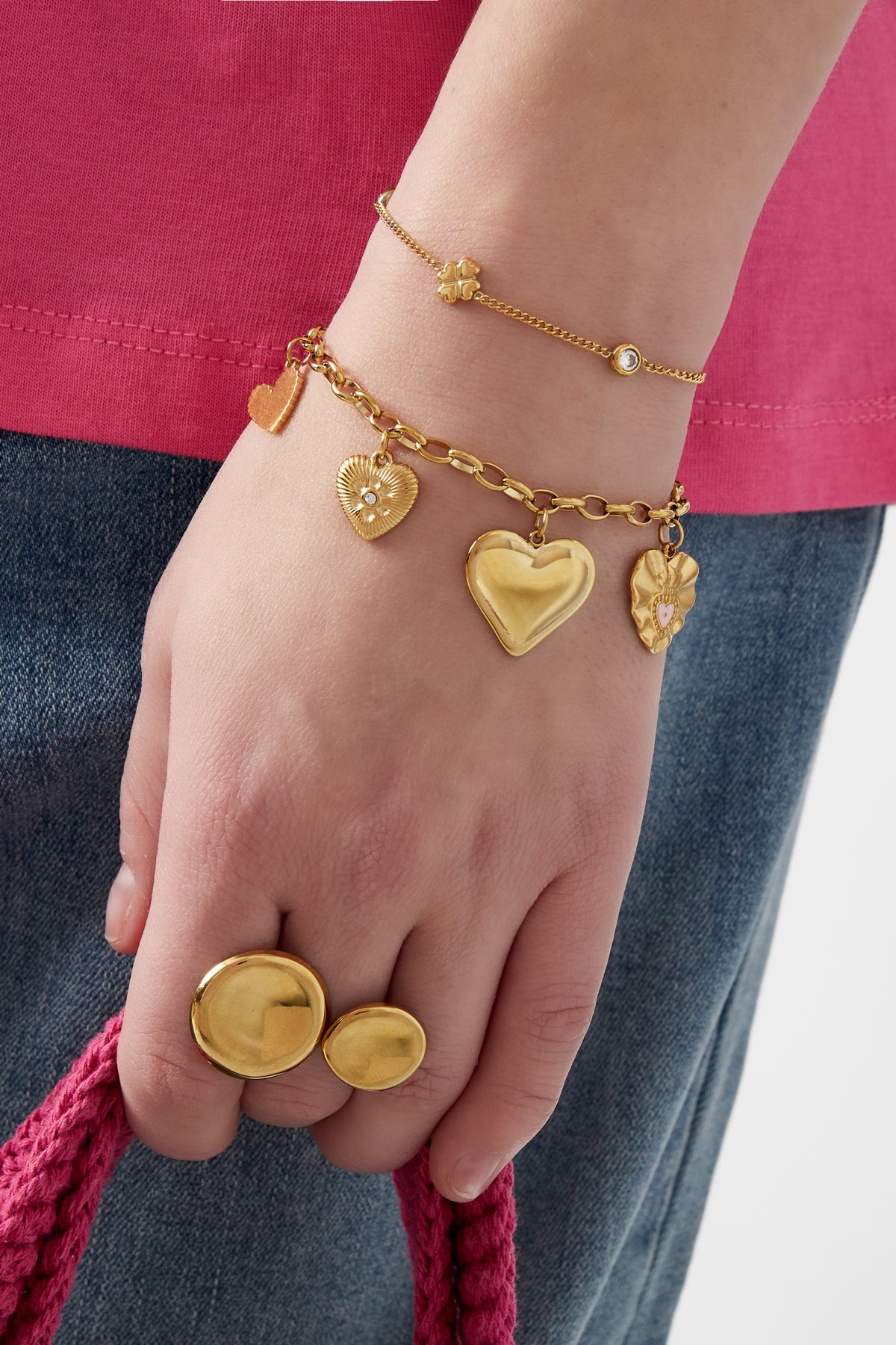 armband „herzenswunsch“ - goldfarben