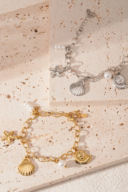 Beach Vibe Armband - Silberfarben