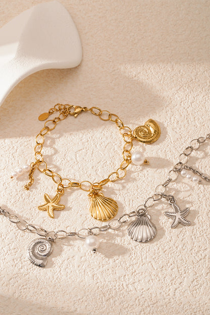 Beach Vibe Armband - Silberfarben