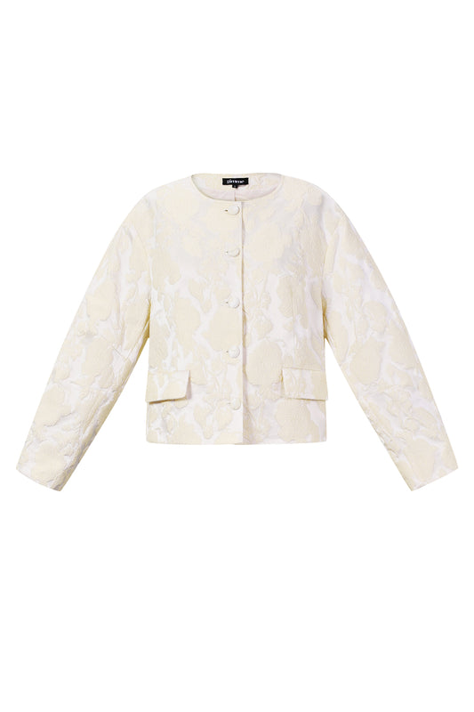 Damen Jacke Blumendruck | Polyester | Mehrfarbig