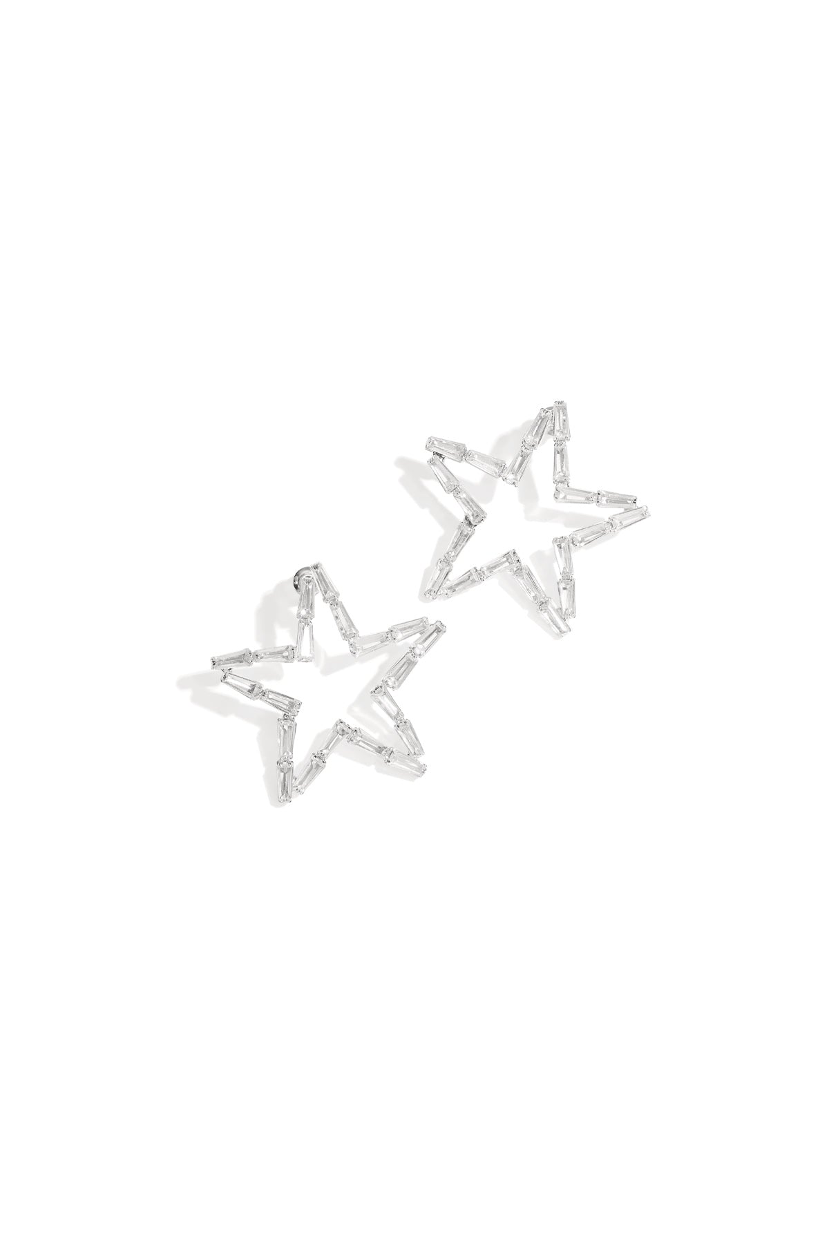 damen ohrstecker stern zirkon | kupfer | gold & silber