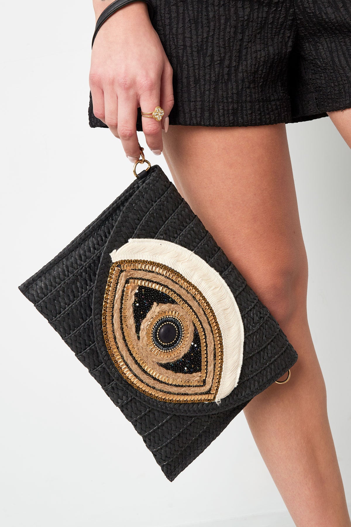 Strandtasche Papier Augenmotiv | Premium Sommer Bag