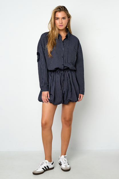 Damen Shorts Streifen | Baumwolle | Mehrfarbig