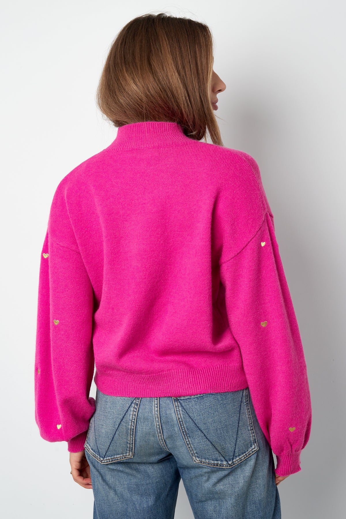 damen strickpullover herzog muster | acryl | mehrfarbig