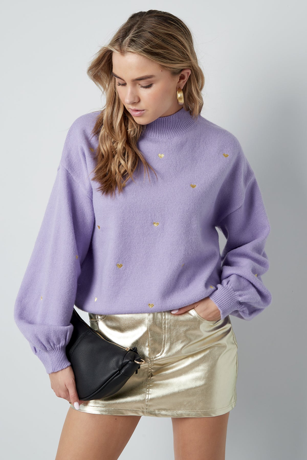damen strickpullover herzog muster | acryl | mehrfarbig
