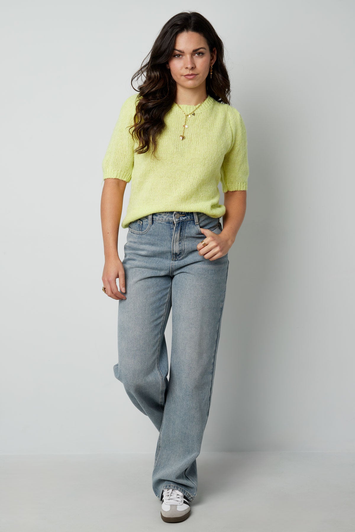 Damen Top Gestrickt Rückenband | Nylon | Mehrfarbig