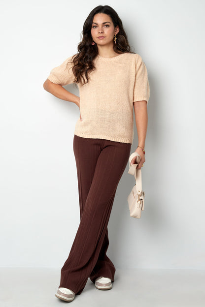 Damen Top Gestrickt Rückenband | Nylon | Mehrfarbig