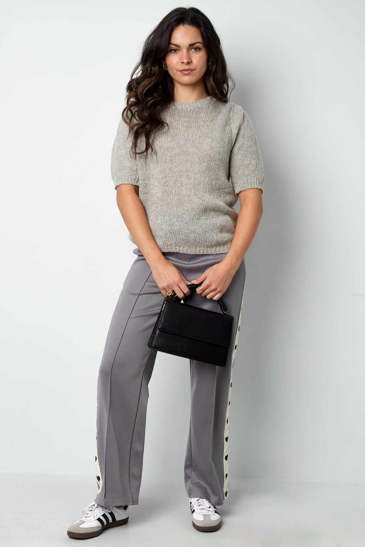 Damen Top Gestrickt Rückenband | Nylon | Mehrfarbig