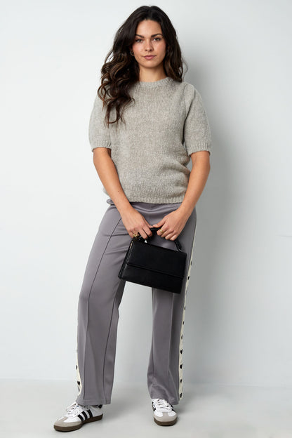Damen Top Gestrickt Rückenband | Nylon | Mehrfarbig