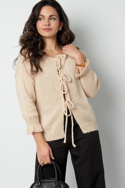 Damen Top Oversize Schnürung | Nylon | Mehrfarbig