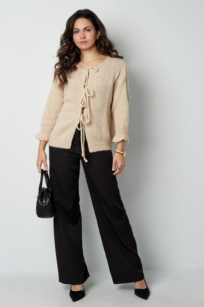 Damen Top Oversize Schnürung | Nylon | Mehrfarbig