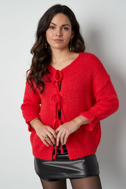 Damen Top Oversize Schnürung | Nylon | Mehrfarbig