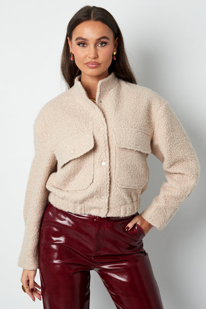 Damen Jacke Herbst Winter | Polyester | Mehrfarbig
