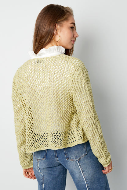 Damen Cardigan Gestrickt Classic | Polyester | Mehrfarbig