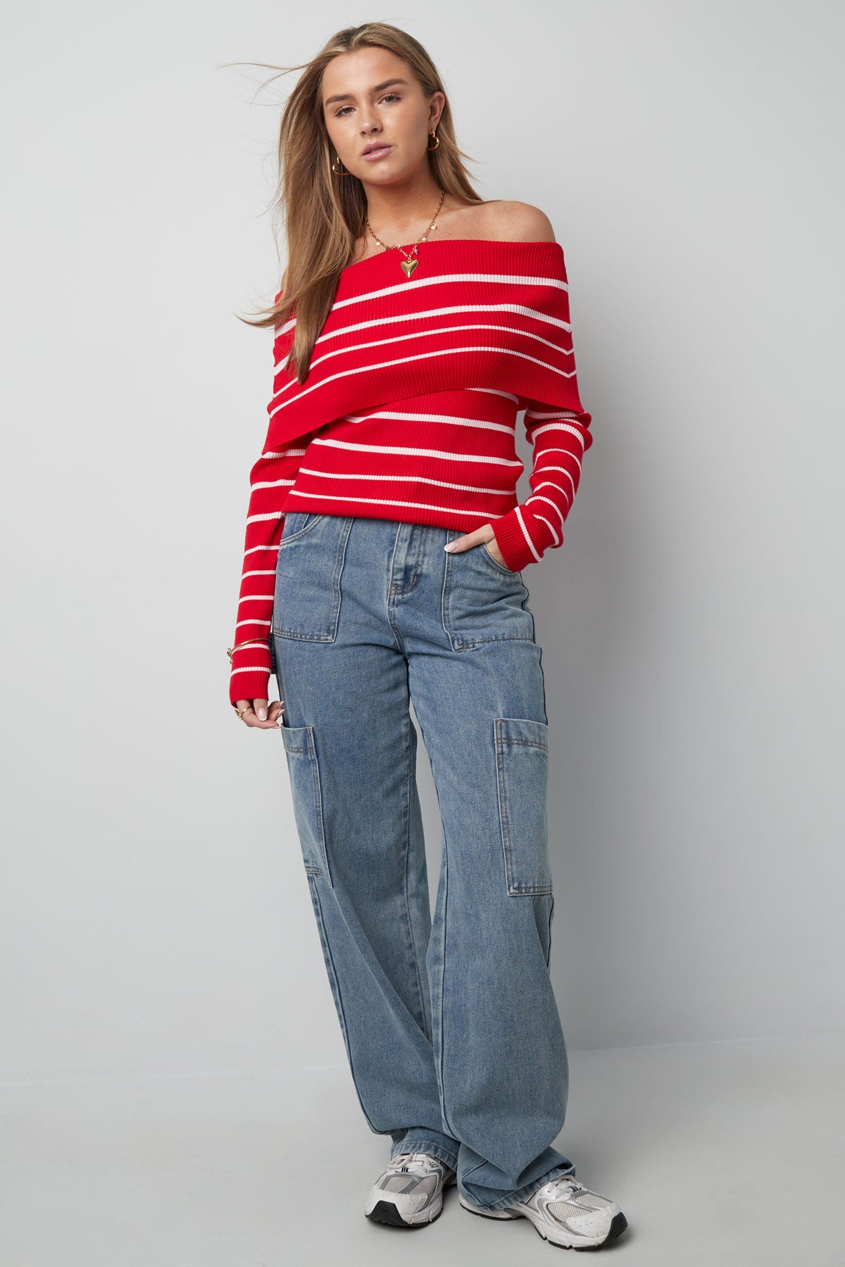 Damen Jeans Medium Indigo | Baumwolle | Blau