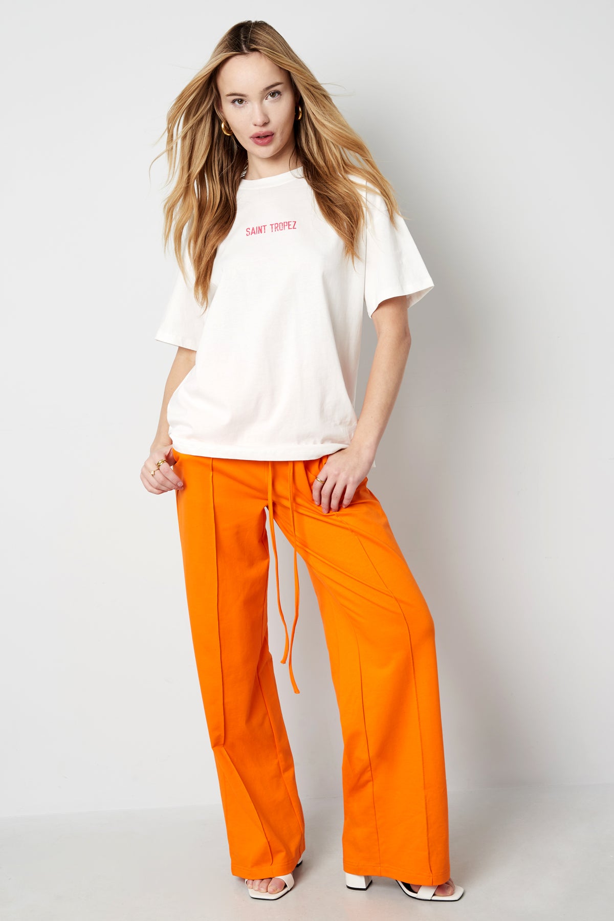 damen weithose zugband | baumwolle | mehrfarbig