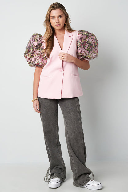Damen Anzug Set Farbkontrast Elegant | Polyester | Grün