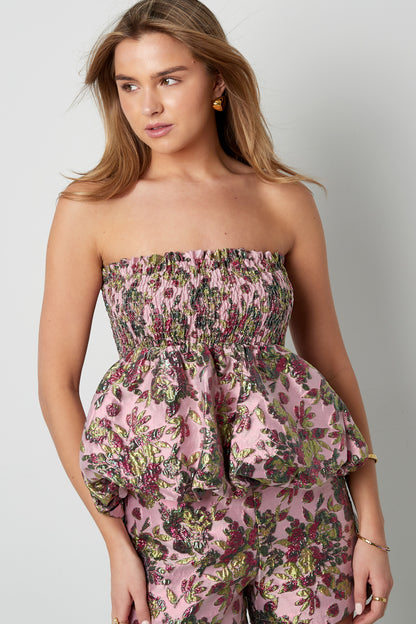 Damen Top Ärmellos Seidenmix | Seidenmischung | Mehrfarbig