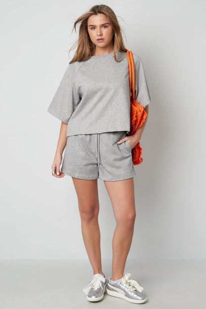 Damen Shorts Zugband Premium | Baumwolle | Grün