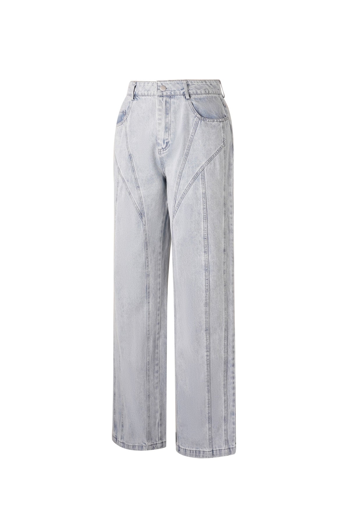 damen jeans indigo lässig | baumwollmischung | blau