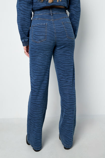 Damen Jeans Indigo | Baumwolle | Blau