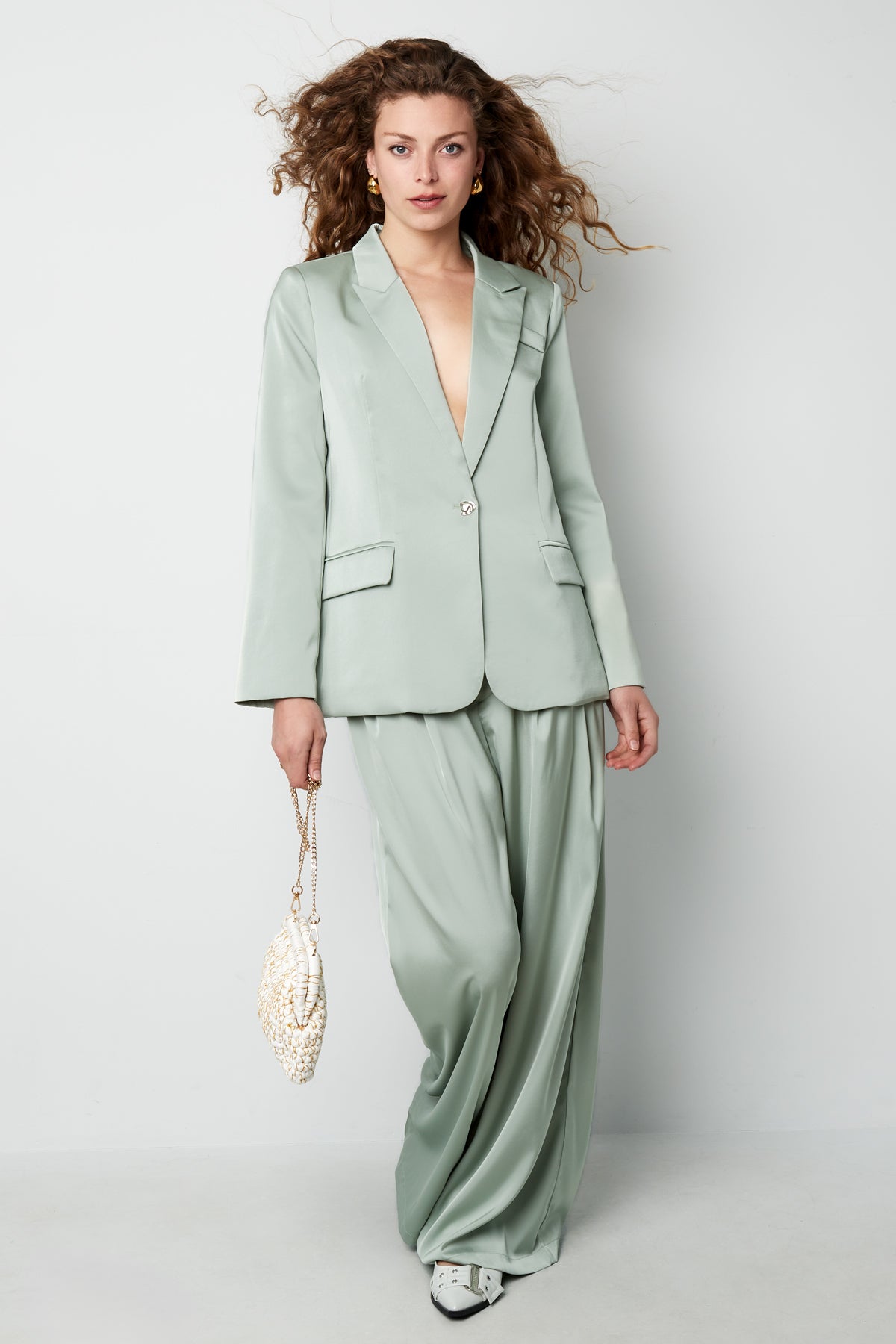 Damen Hose Frühling Leicht | Polyester | Mehrfarbig