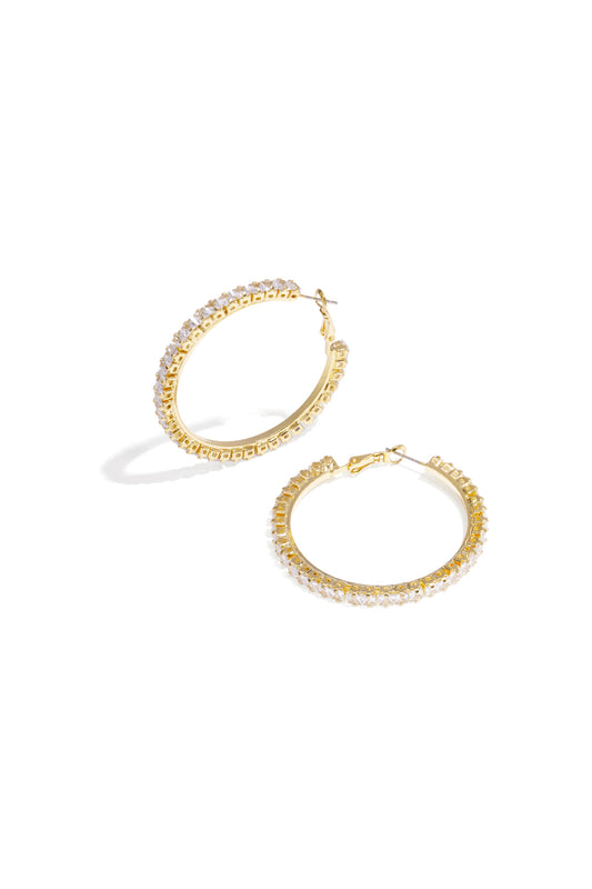 Kupfer Creolen Geometrische Elegante Weihnachten Luxuriöse Serie frauen schmuck