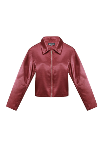 Damen Jacke Vollton | Herbst Winter | Dunkelblau & Purpur