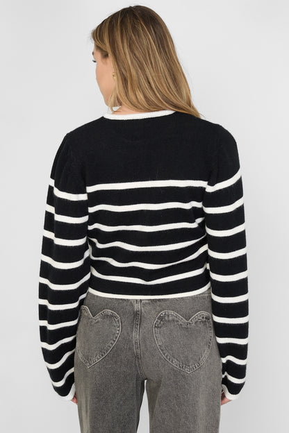Damen Pullover Streifen Sommer | Acryl | Mehrfarbig