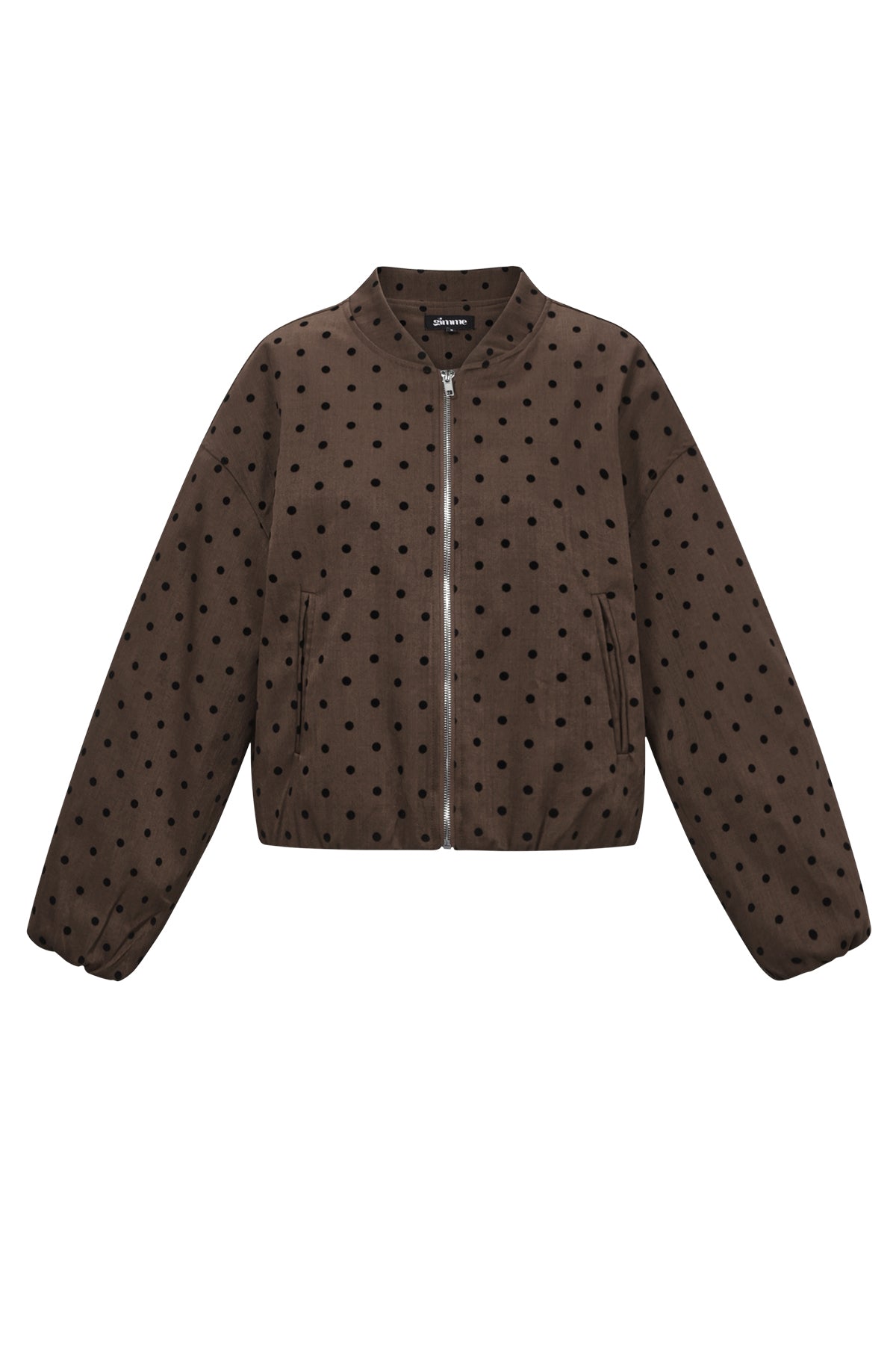 damen jacke gepunktet | polyester | mehrfarbig