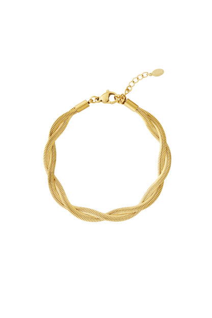 Lasst uns ineinander verschlingen Armband