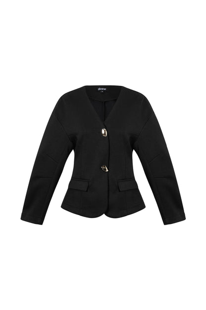 Damen Anzug Set Herbst Winter | Gewebt | Schwarz & Creme