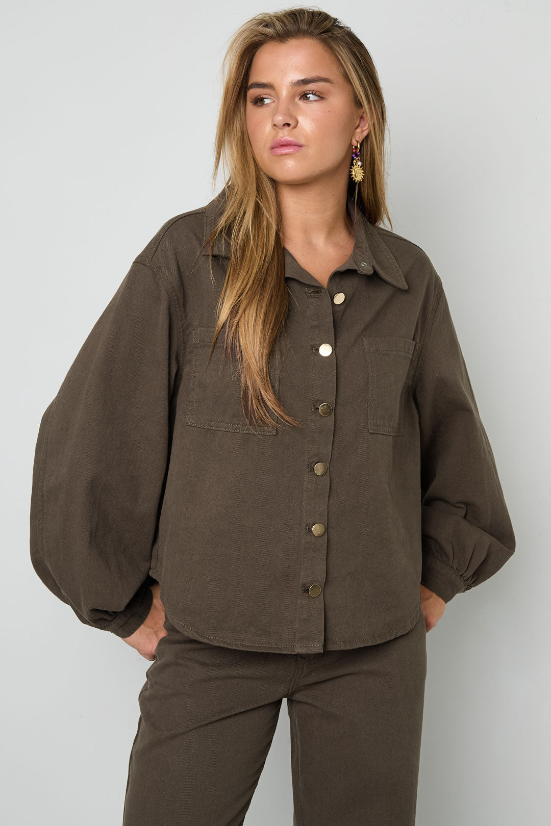 damen jeans set leopardenmuster | baumwolle | mehrfarbig