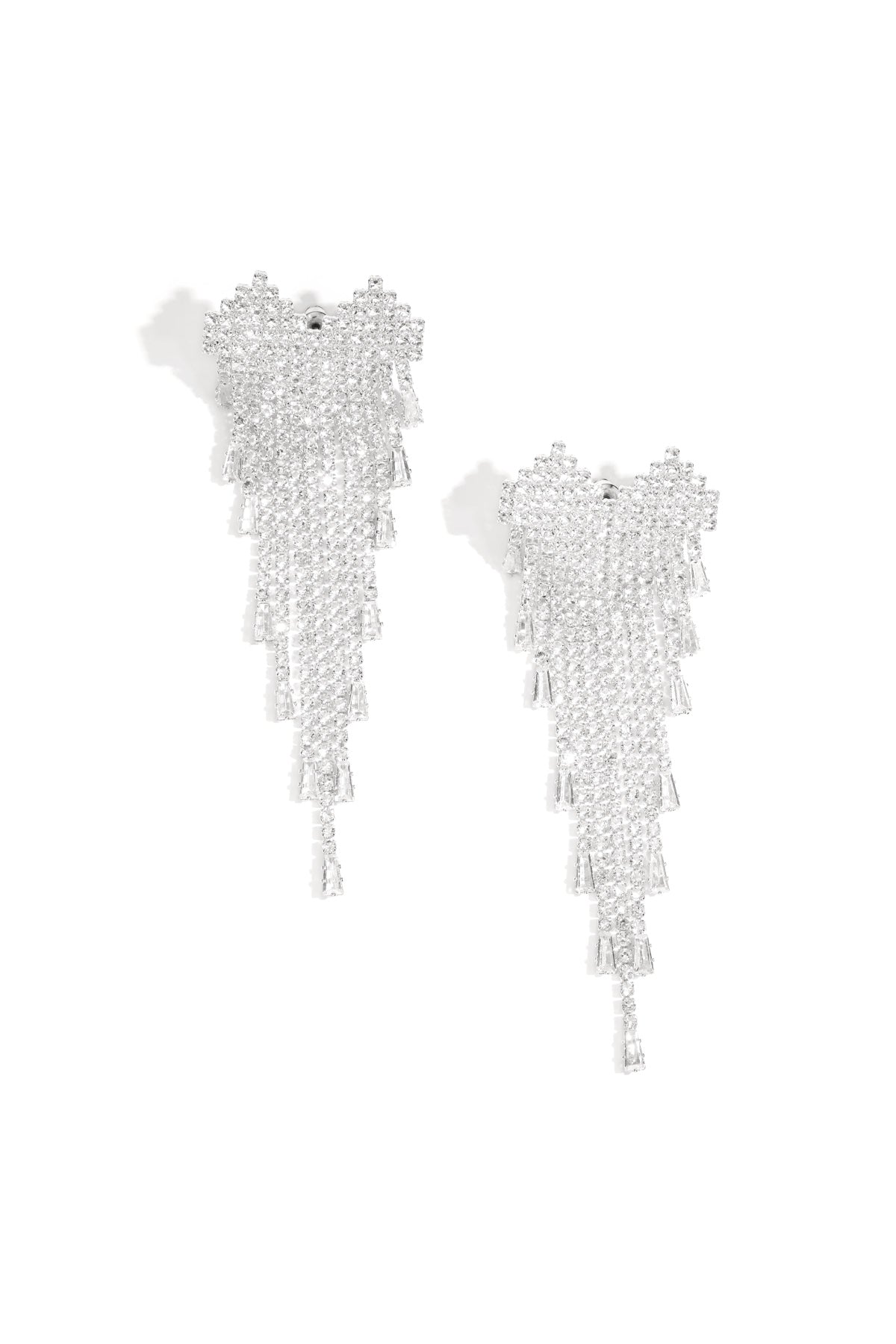 damen ohrringe baumeln zirkon | kupfer | gold & silber