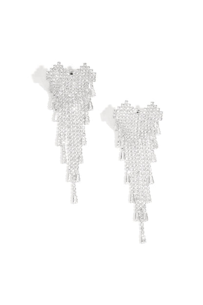 Damen Ohrringe Baumeln Zirkon | Kupfer | Gold & Silber