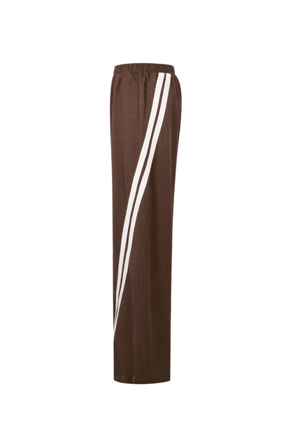 Damen Hose Gestreift | Polyester | Mehrfarbig