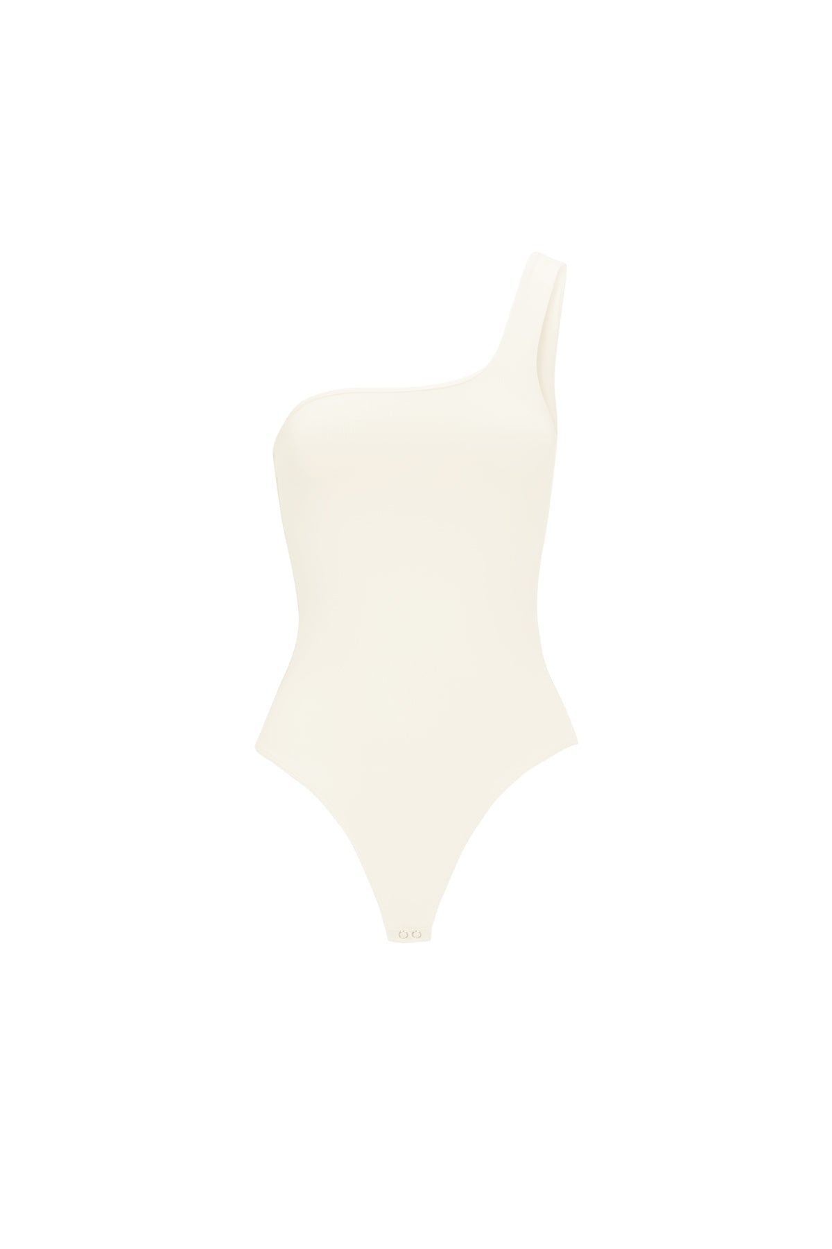 strick-nylon-shapewear-bodysuit ein-schulter frühling/sommer einfarbig