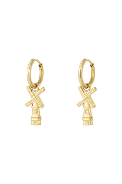 Damen Ohrringe Dutch Breeze | Edelstahl | Gold & Silber