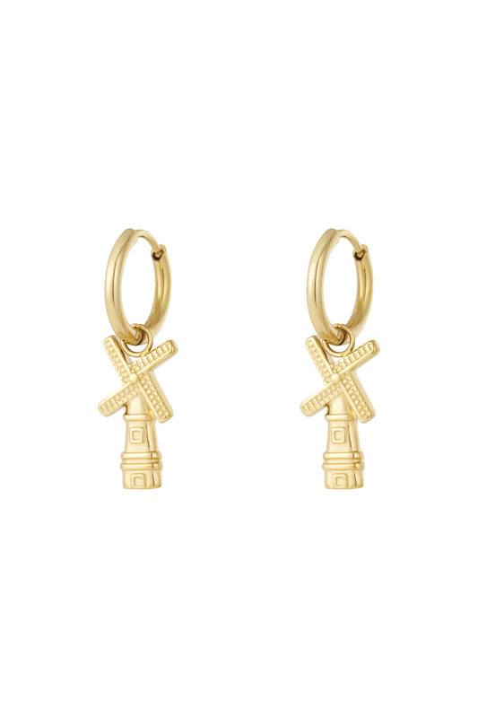 Damen Ohrringe Dutch Breeze | Edelstahl | Gold & Silber