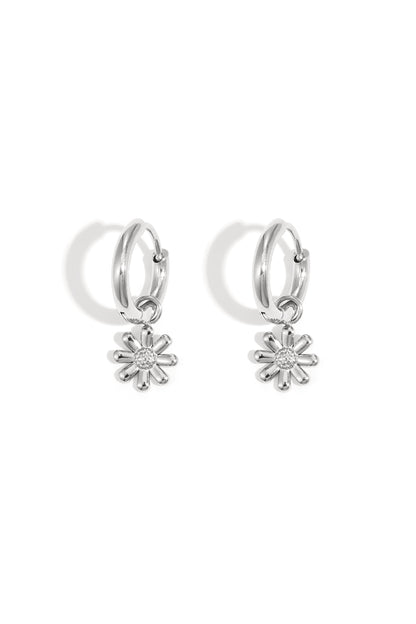 Damen Ohrringe Gänseblümchen | Edelstahl | Gold & Silber
