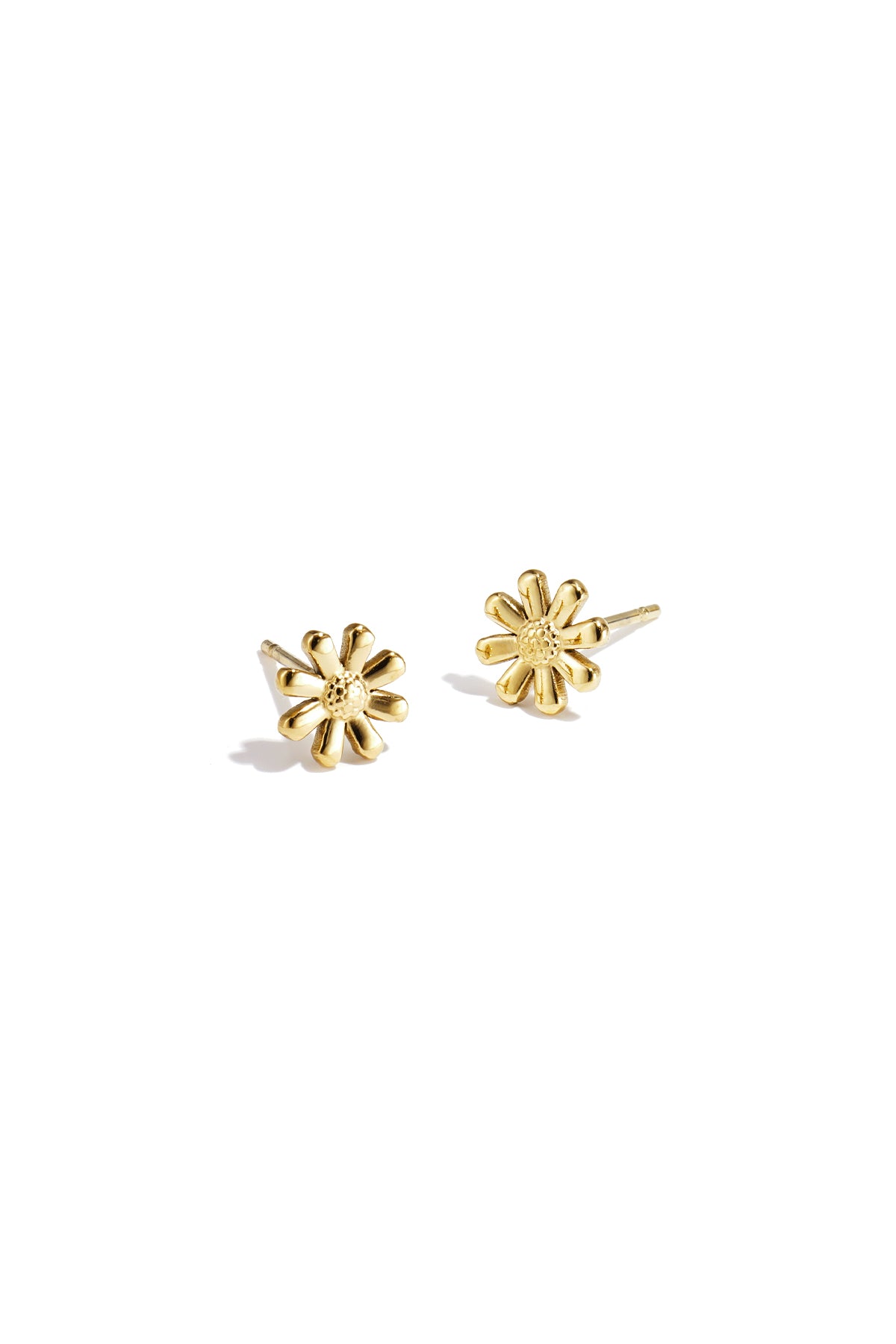Damen Ohrringe Daisy Blume | Edelstahl | Gold & Silber