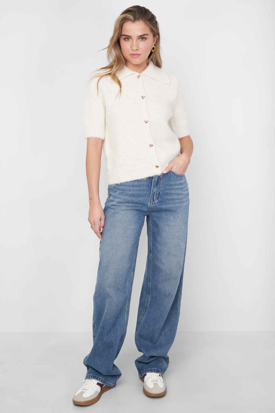 damen stricktop amore frühling | polyester | mehrfarbig